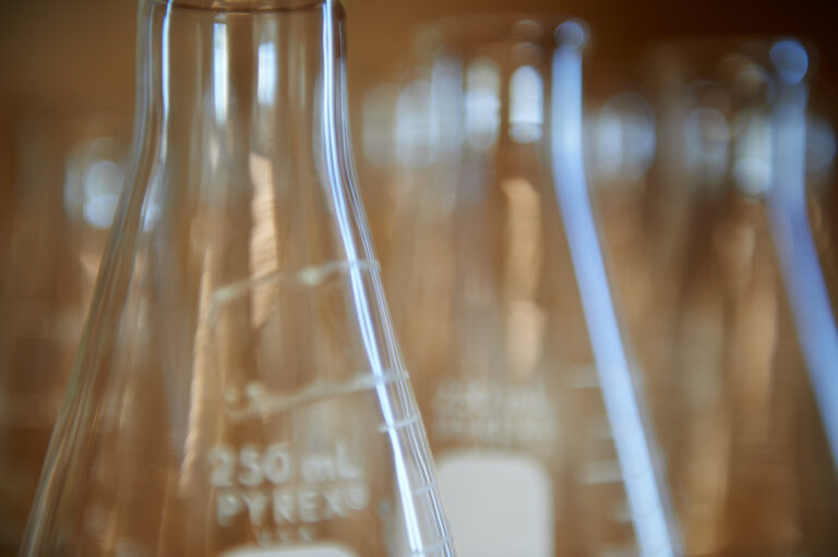 glass test tubes