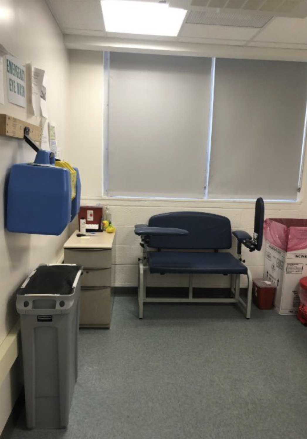 Participant Sample Collection and Physical Exam Space