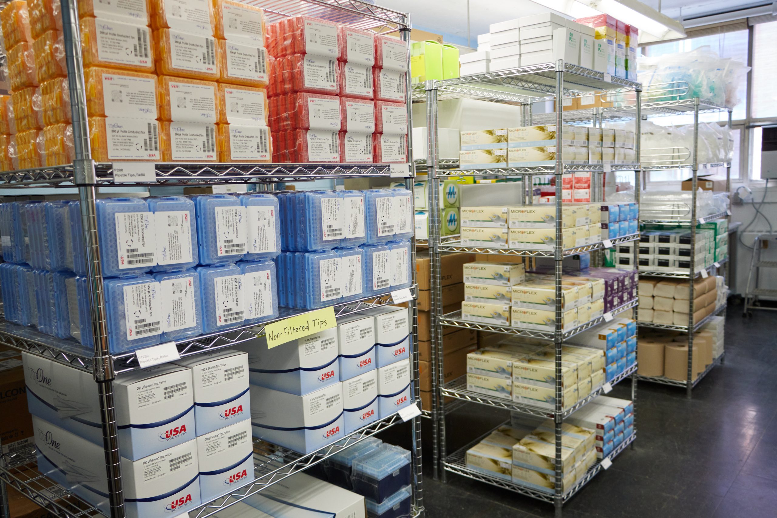 bio supply storeroom