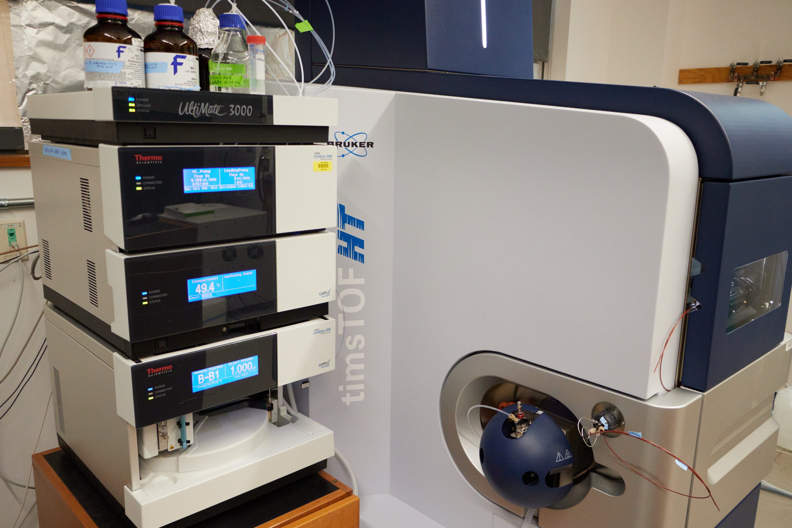 Bruker tims TOF mass spectrometer